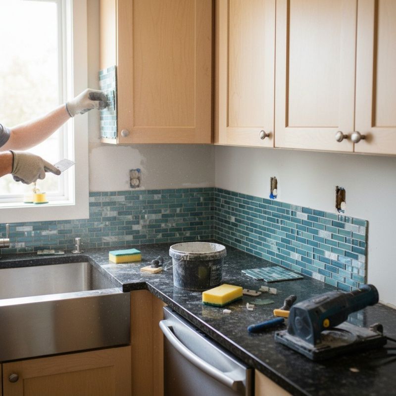 Tile Backsplash Remodeling in Wilmington, NC